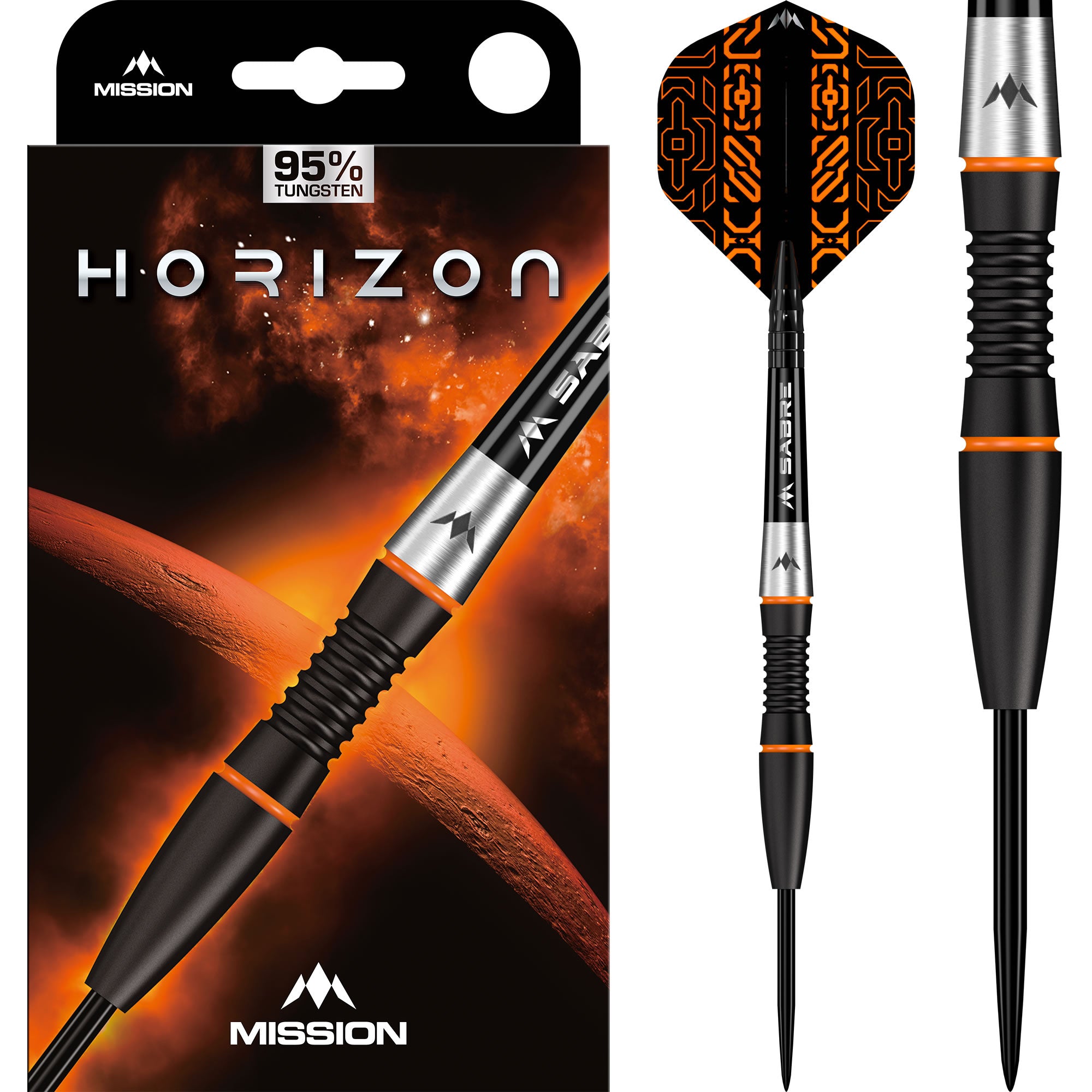 mission-horizon-steeldarts-95-tungsten-black-22g image 1