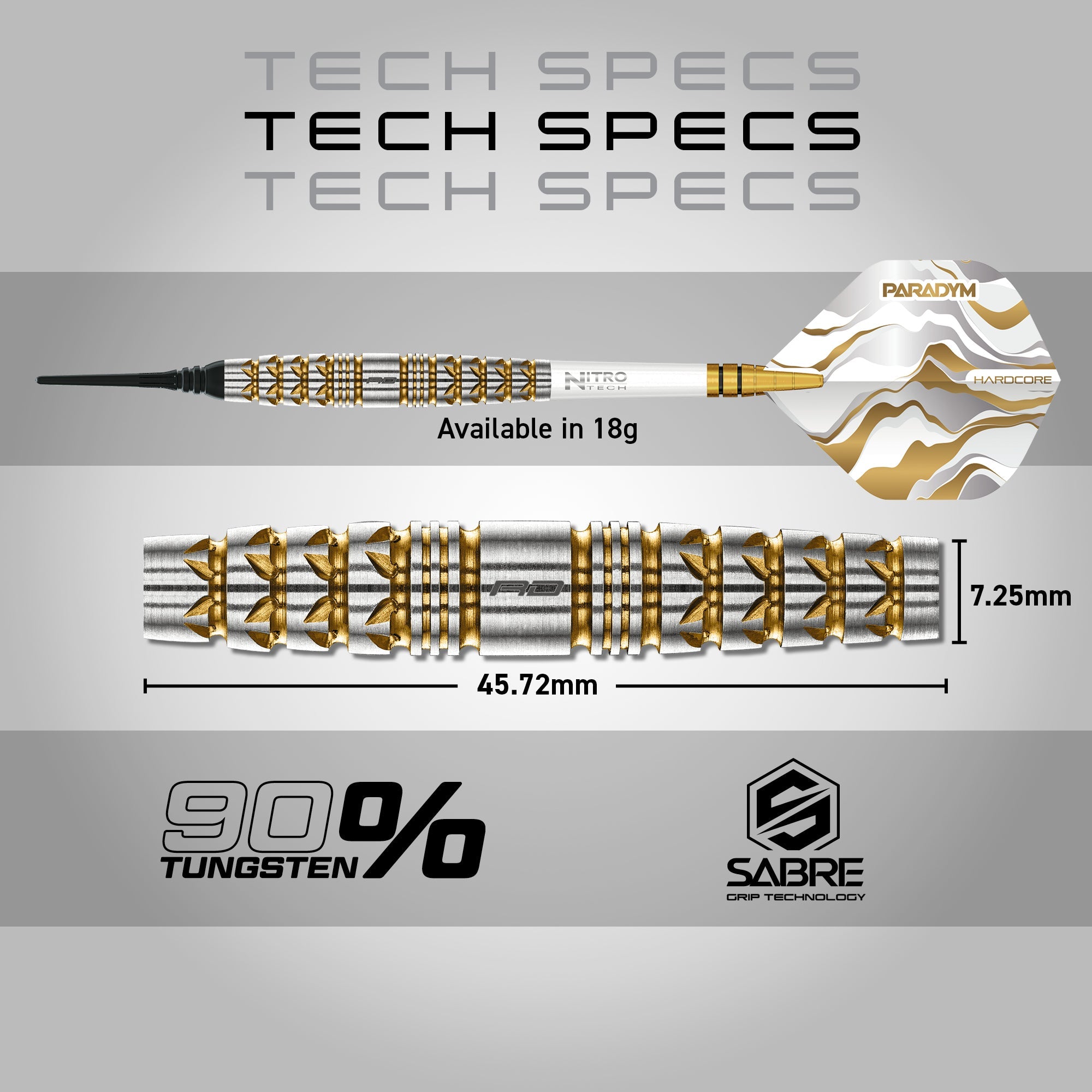 red-dragon-paradym-softdarts-18g-gold-silber-torpedo image 5