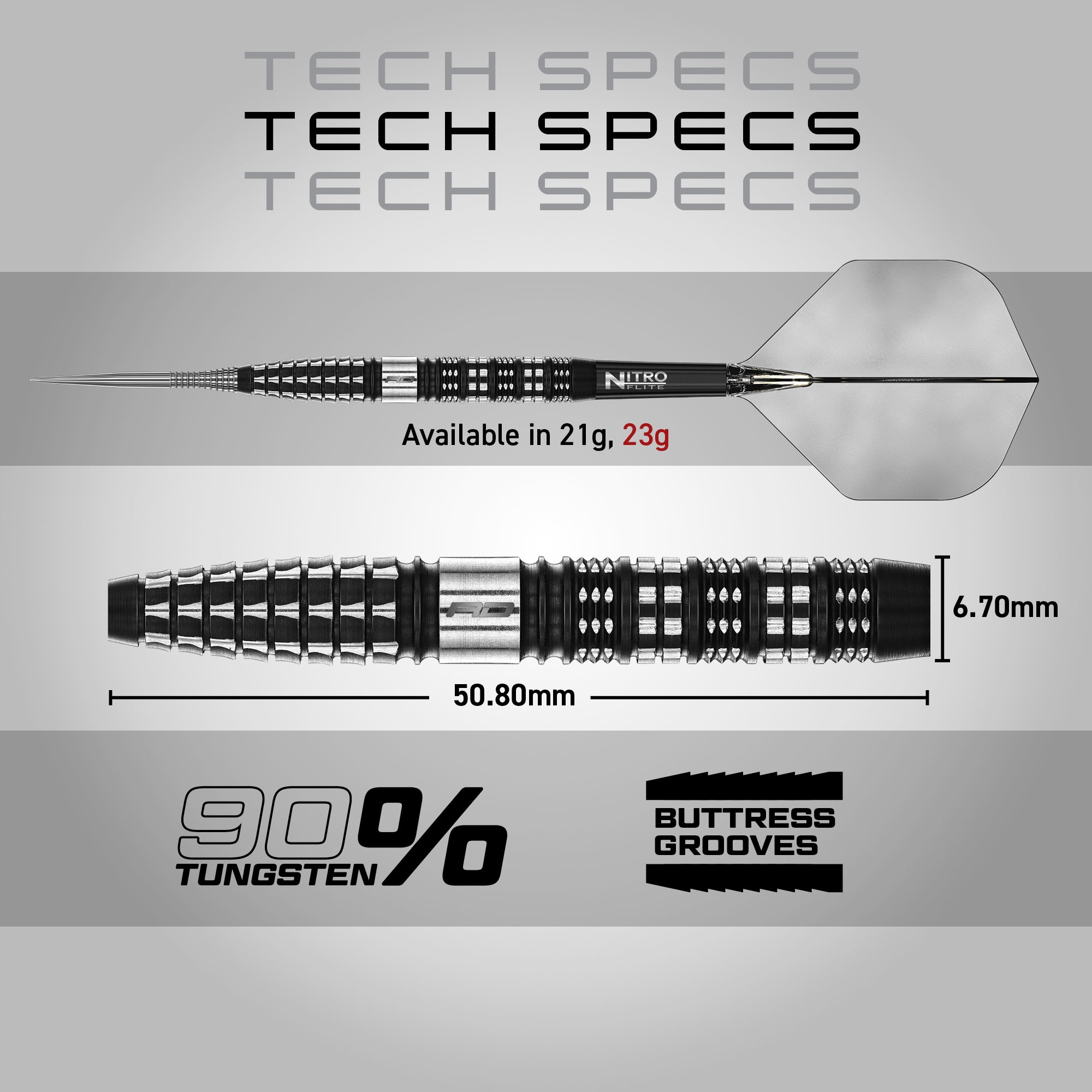 red-dragon-flightmasters-recon-tapered-steeldart-23g-tungsten image 8