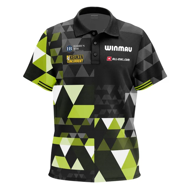 winmau-mvg-fan-edition-polohemd-xl-gr-n-schwarz image 1