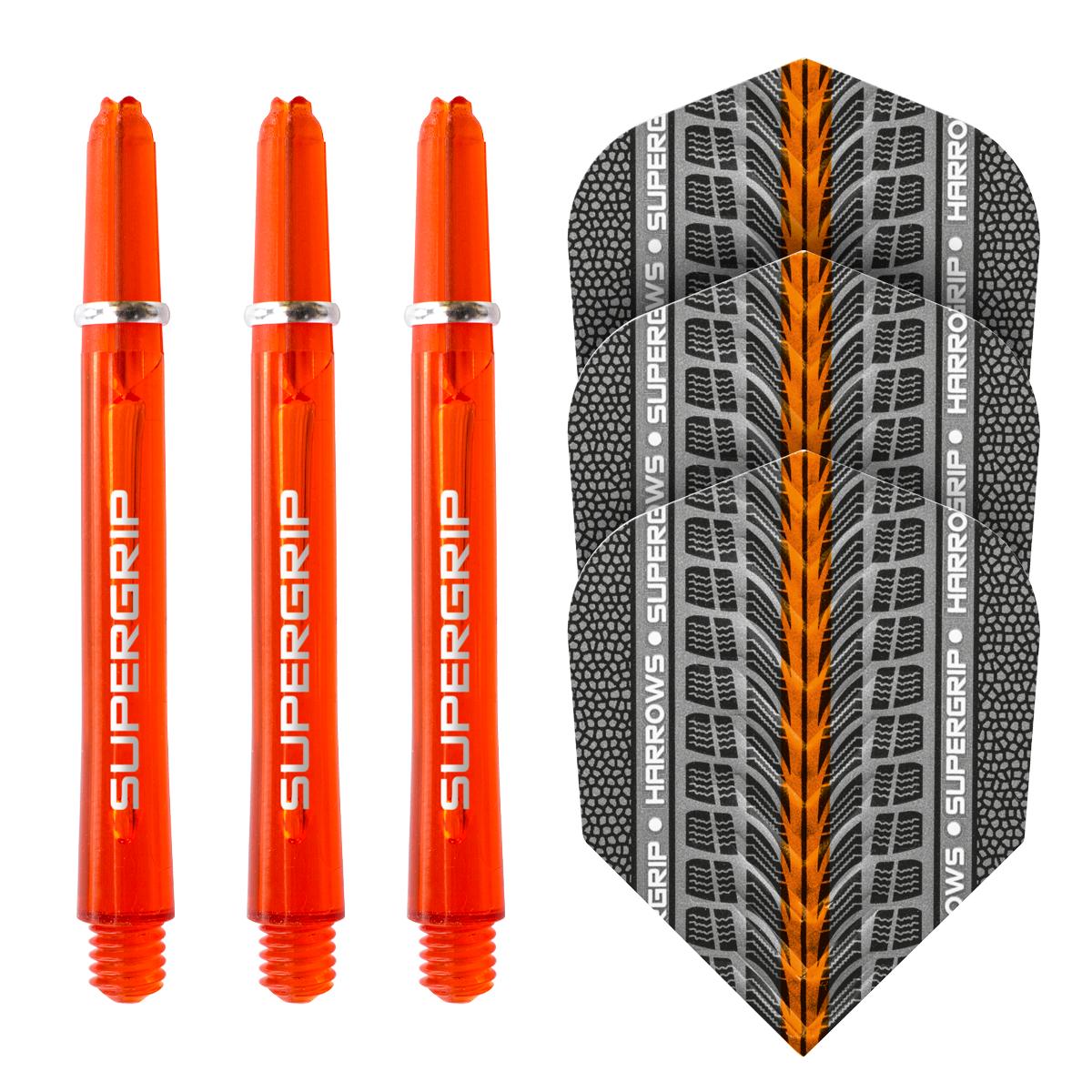 harrows-supergrip-twin-pack-orange-shafts-flights image 2