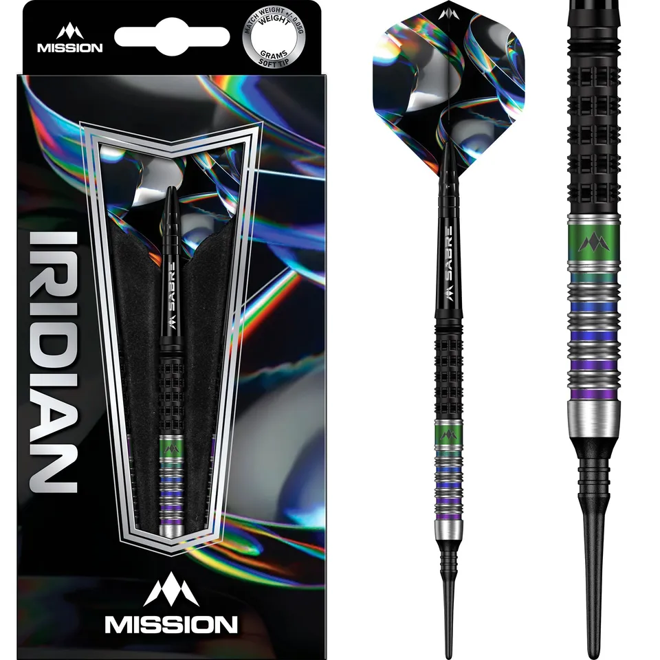 mission-iridian-softdarts-90-tungsten-20g-schwarz-coral image 1