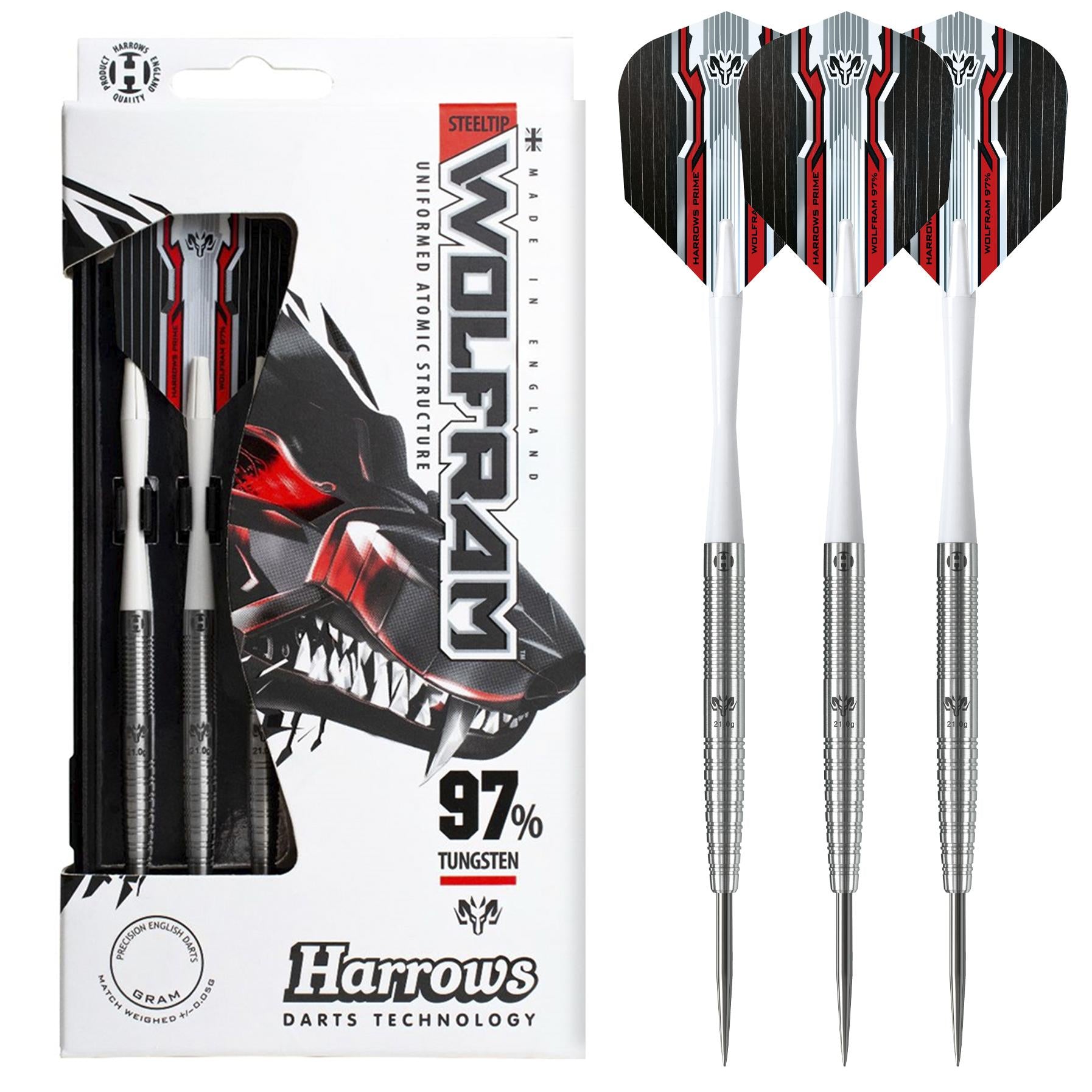 harrows-wolfram-97-steeldart-23gr-steel-tip-set image 1
