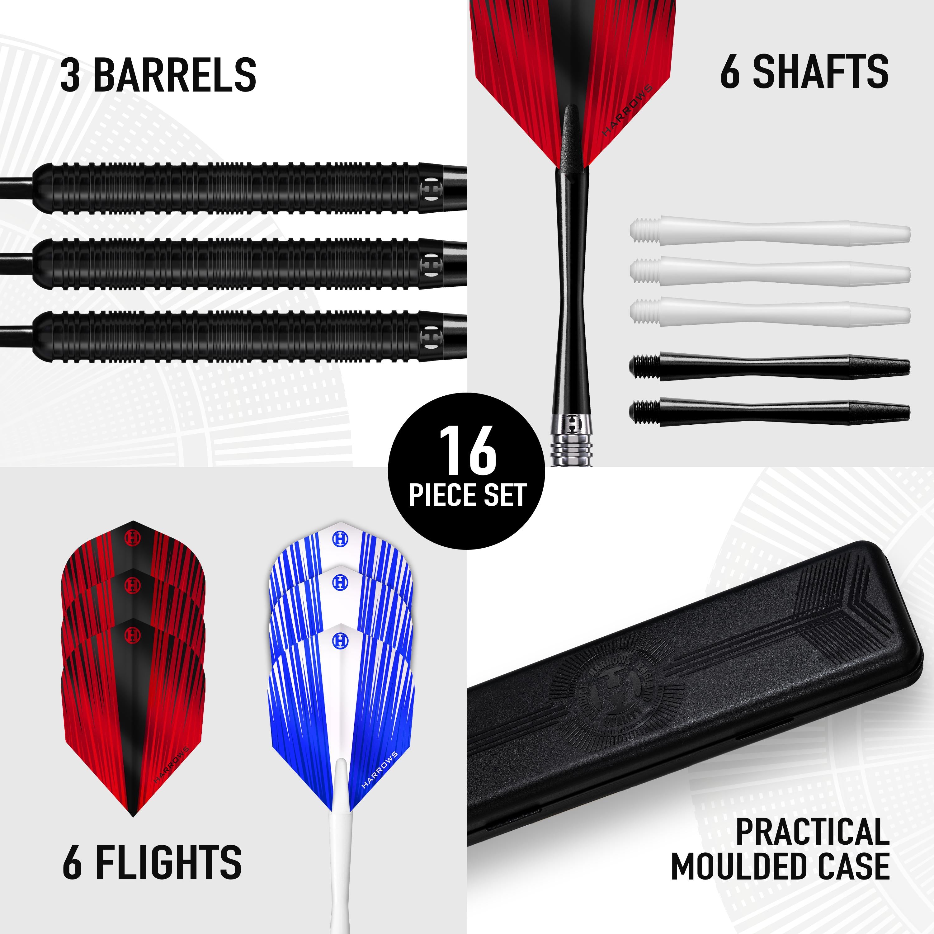 harrows-caliber-black-90-steeldart-25g-set-koffer image 3