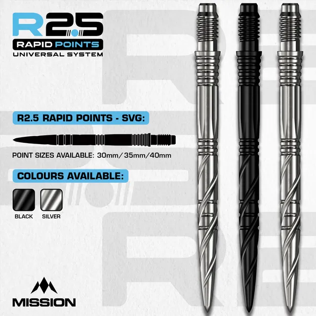 mission-r2-5-rapid-dartspitzen-sgv-silber-30mm image 1