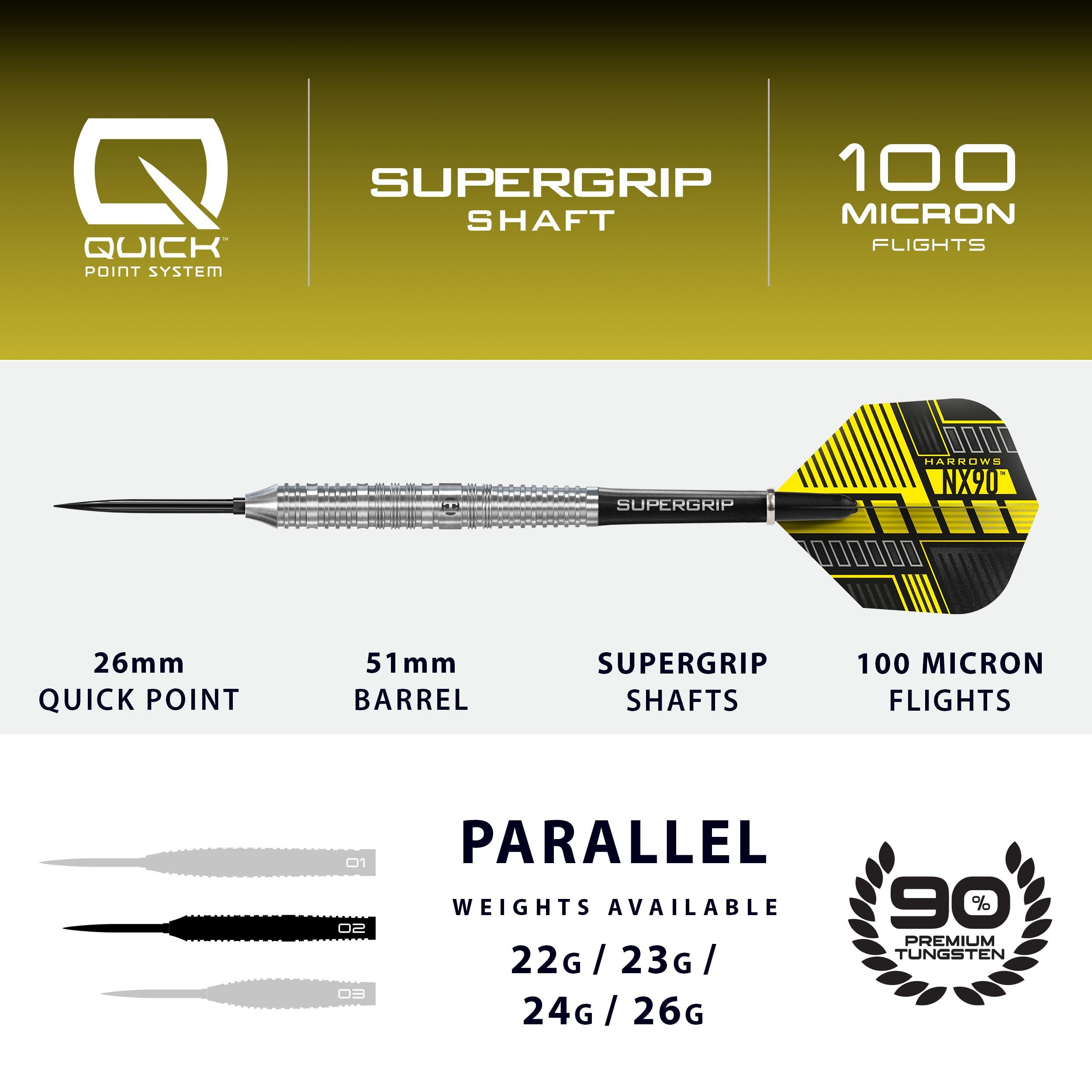 harrows-nx90-22g-steeldarts-90-tungsten-parallel image 4